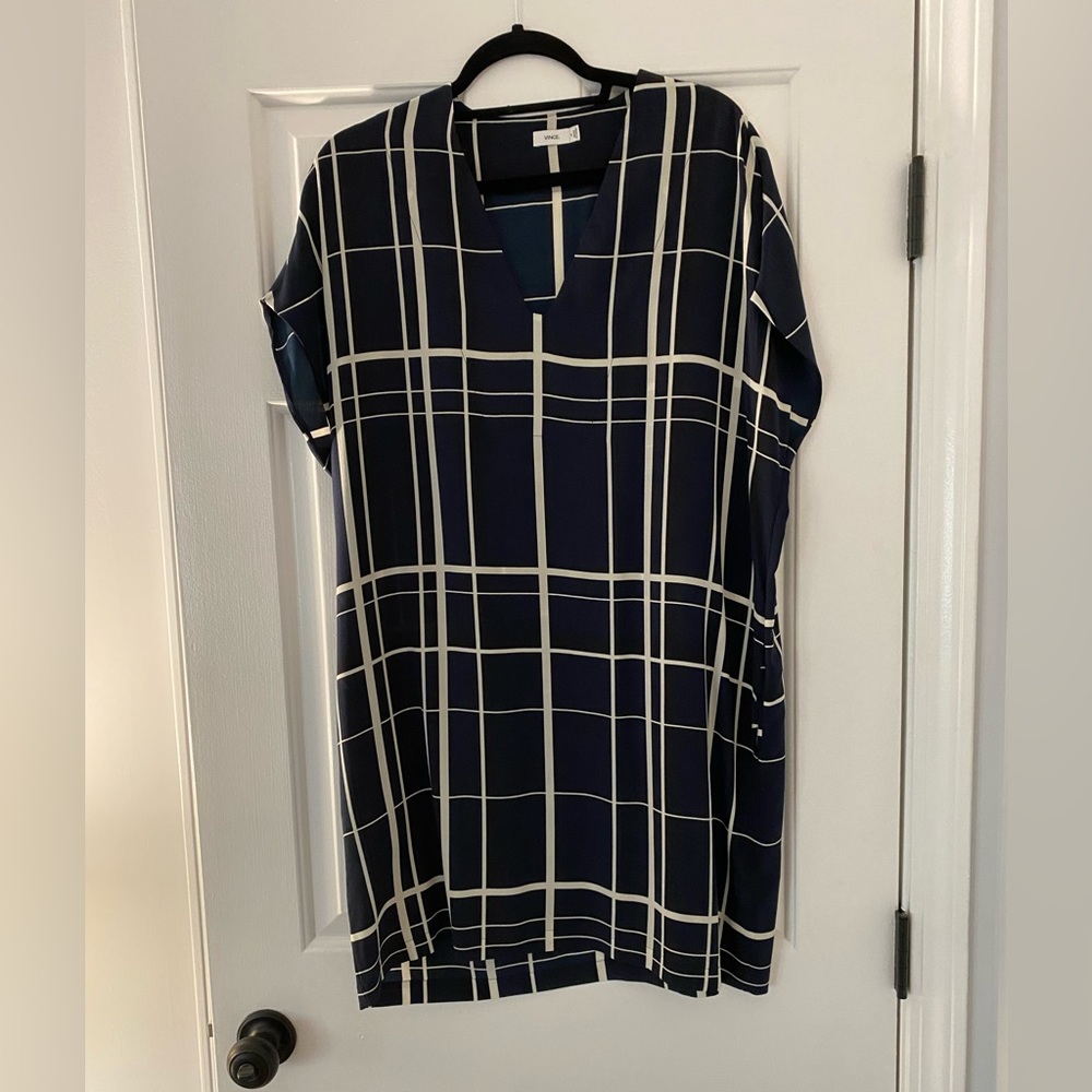 Vince silk dress.